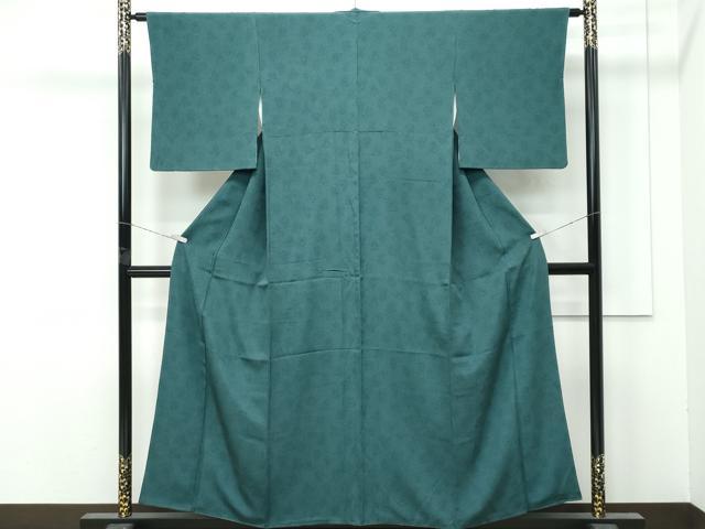平和屋着物●極上　重要無形文化財　人間国宝　中村勇二郎　江戸小紋　国宝平等院雲中供養菩薩像五十二　革色地　逸品　CZAA5063s6
