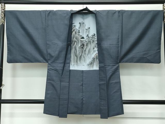平和屋着物●極上　男性　本場大島紬　アンサンブル　120亀甲　総詰め　逸品　CZAA5070s6