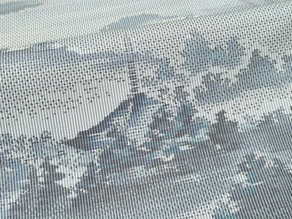 平和屋着物●極上　都喜ヱ門　本場大島紬　白大島　7マルキ　総絣　樹林風景文　藤絹織物謹製　逸品　CZAA5077s6