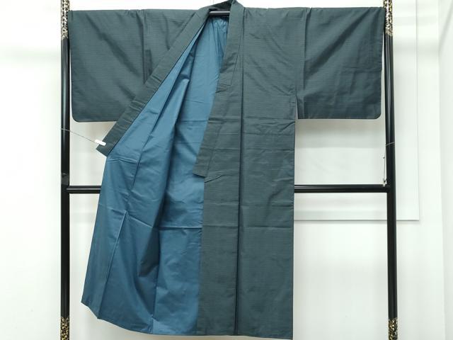 平和屋着物●極上　男性　本場大島紬　アンサンブル・長襦袢セット　100亀甲　総詰め　逸品　CZAA5086s6