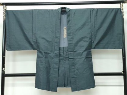 平和屋着物●極上　男性　本場大島紬　アンサンブル・長襦袢セット　100亀甲　総詰め　逸品　CZAA5086s6