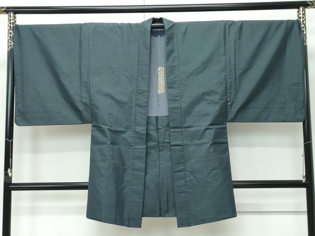 平和屋着物●極上　男性　本場大島紬　アンサンブル・長襦袢セット　100亀甲　総詰め　逸品　CZAA5086s6