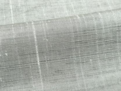 平和屋本店●極上　男性　紬・長羽織・長襦袢セット　着物：灰汁色　羽織：柳煤竹色　キングサイズ　逸品　CZAA5088s6