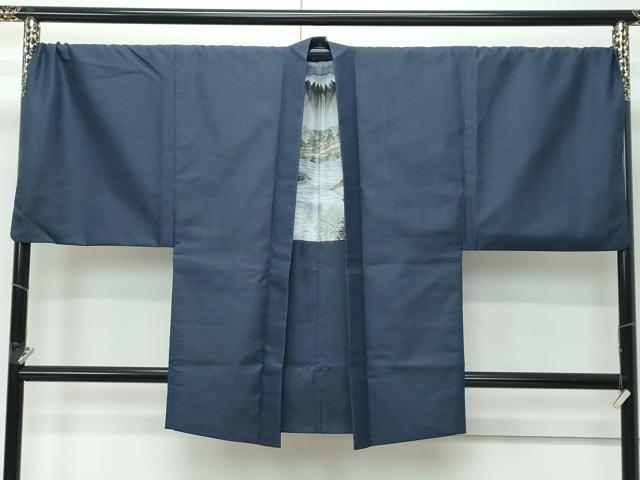 平和屋着物●極上　男性　大島紬　アンサンブル　100亀甲　反端付き　逸品　CZAA5089s6