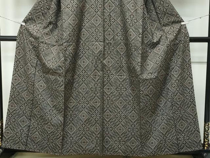 平和屋本店●希少　本場大島紬　龍郷絣　逸品　CZAA5093s6