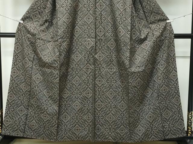平和屋本店●希少　本場大島紬　龍郷絣　逸品　CZAA5093s6