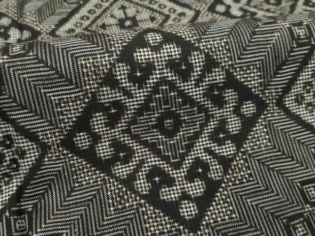 平和屋本店●希少　本場大島紬　龍郷絣　逸品　CZAA5093s6