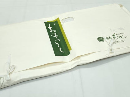 平和屋本店∞極上　男性　銀座もとじ　長羽織　紬地　海松茶色　たとう紙付き　逸品　CZAA5096s6