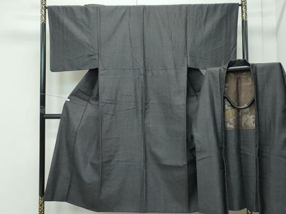 平和屋着物●極上　男性　紬　アンサンブル　霞文　逸品　未使用　CZAA5106s6