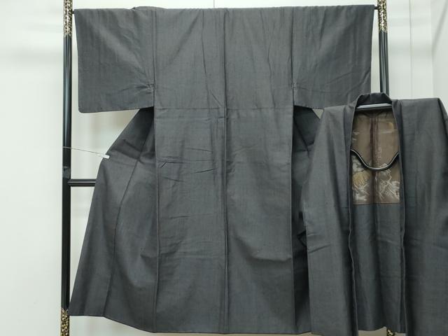 平和屋着物●極上　男性　紬　アンサンブル　霞文　逸品　未使用　CZAA5106s6