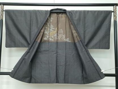 平和屋着物●極上　男性　紬　アンサンブル　霞文　逸品　未使用　CZAA5106s6