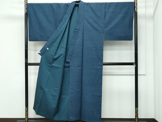 平和屋着物●極上　男性　紬　アンサンブル　キングサイズ　網代織　逸品　未使用　CZAA5107s6