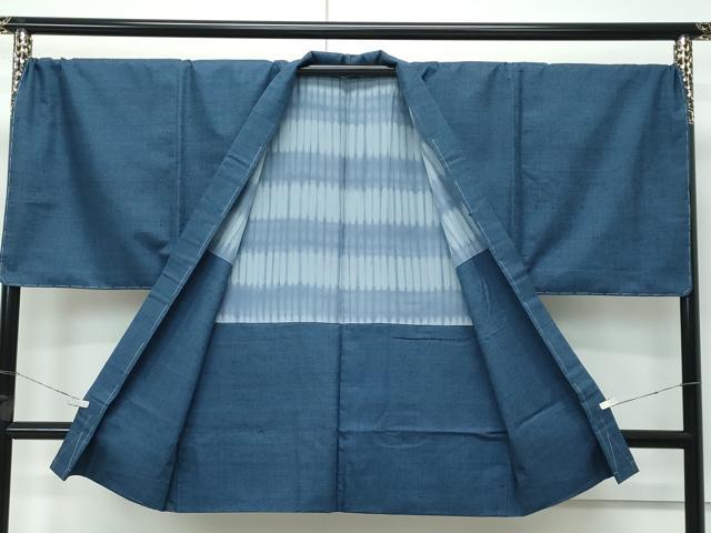 平和屋着物●極上　男性　紬　アンサンブル　キングサイズ　網代織　逸品　未使用　CZAA5107s6