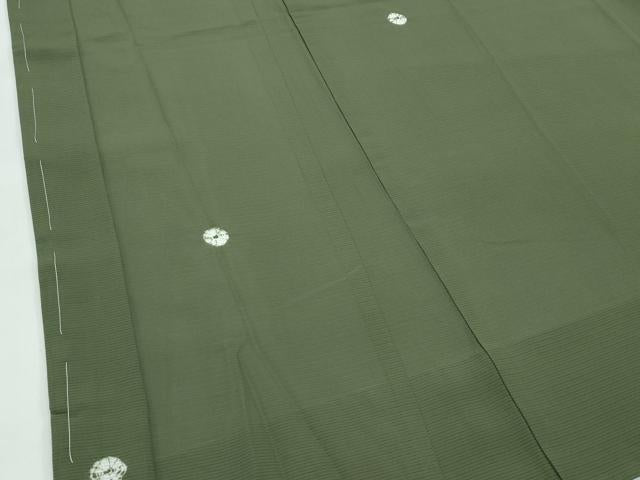 平和屋着物∞極上　スリーシーズン　春夏秋　塵除け　長羽織　絽　絞り　岩井茶色地　逸品　未使用　CZAA5109s6