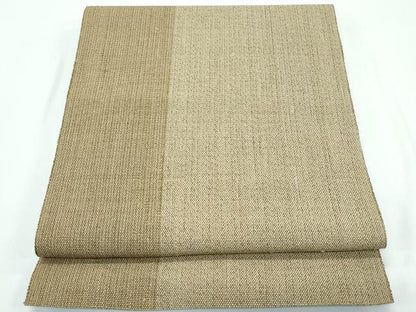 平和屋着物●極上　八寸名古屋帯　縞　絹科布　逸品　CZAA5125s6
