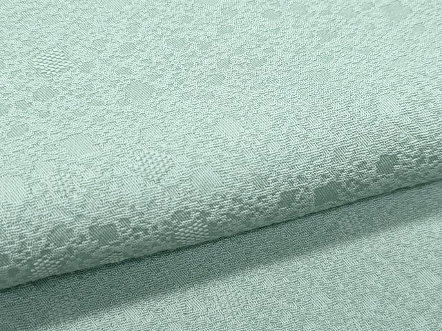 平和屋着物●極上　色無地　山葵色　箔散らし　逸品　未使用　CZAA5141s6