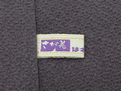 平和屋本店●極上　訪問着　総手刺繍　桜楓文　暈し染め　金糸　紅消鼠色地　さが美扱い　逸品　CZAA5143s6