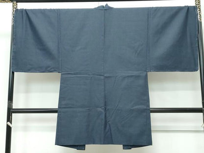 平和屋着物∞極上　男性　長羽織　紬地　100亀甲　羽裏：将棋　逸品　未使用　CZAA5154s6