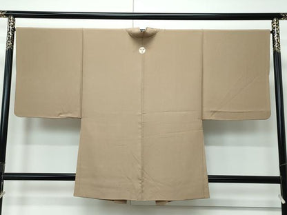 平和屋着物∞極上　男性　羽織　肥後煤竹色　逸品　CZAA5156s6