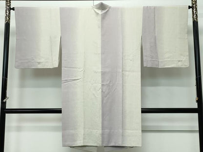 平和屋着物∞極上　道中着　ロング丈　単衣　お召地　葡萄唐草地紋　逸品　CZAA5160s6