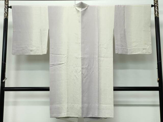 平和屋着物∞極上　道中着　ロング丈　単衣　お召地　葡萄唐草地紋　逸品　CZAA5160s6