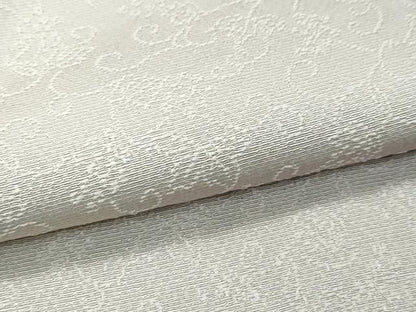 平和屋着物∞極上　道中着　ロング丈　単衣　お召地　葡萄唐草地紋　逸品　CZAA5160s6