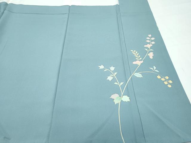 平和屋着物●極上　訪問着　友禅　枝花文　千草色地　逸品　未使用　CZAA5170s6