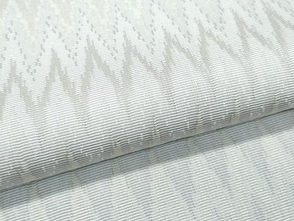 平和屋着物●極上　お召　幾何学文様　逸品　CZAA5174s6