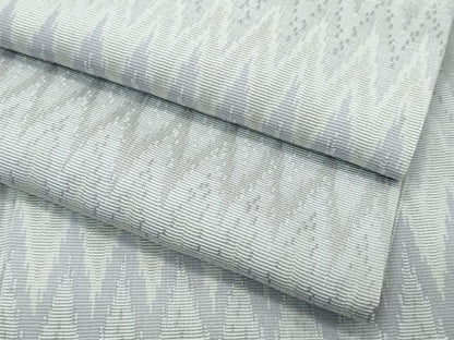 平和屋着物●極上　お召　幾何学文様　逸品　CZAA5174s6