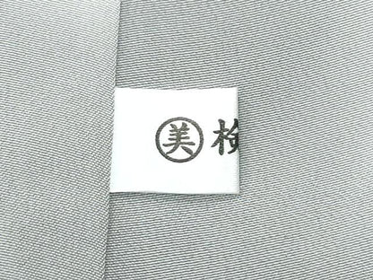 平和屋着物●極上　お召　幾何学文様　逸品　CZAA5174s6