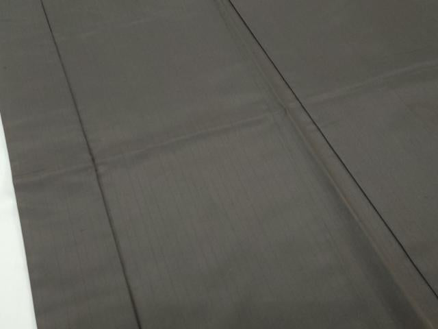 平和屋着物∞極上　男性　キングサイズ　長羽織　紬地　涅色　逸品　CZAA5182s6