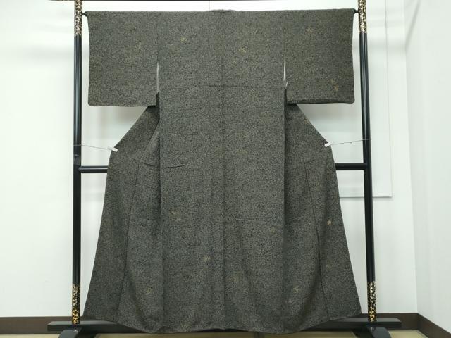 平和屋着物●極上　池田重子コレクション　小紋　葉尽くし　金彩　逸品　CZAA5187s6
