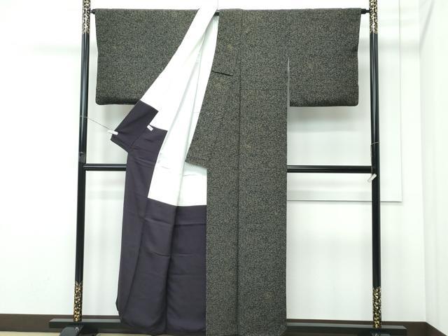 平和屋着物●極上　池田重子コレクション　小紋　葉尽くし　金彩　逸品　CZAA5187s6