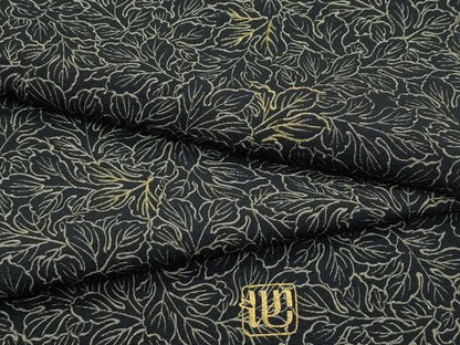 平和屋着物●極上　池田重子コレクション　小紋　葉尽くし　金彩　逸品　CZAA5187s6