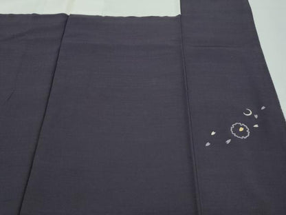 平和屋着物●極上　池田重子コレクション　小紋　葉尽くし　金彩　逸品　CZAA5187s6