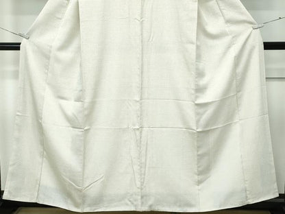 平和屋着物●極上　本塩沢　蚊絣　反端付き　逸品　CZAA5191s6