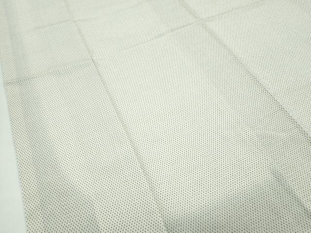 平和屋着物●極上　本塩沢　蚊絣　反端付き　逸品　CZAA5191s6