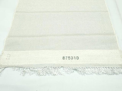 平和屋着物●極上　本塩沢　蚊絣　反端付き　逸品　CZAA5191s6