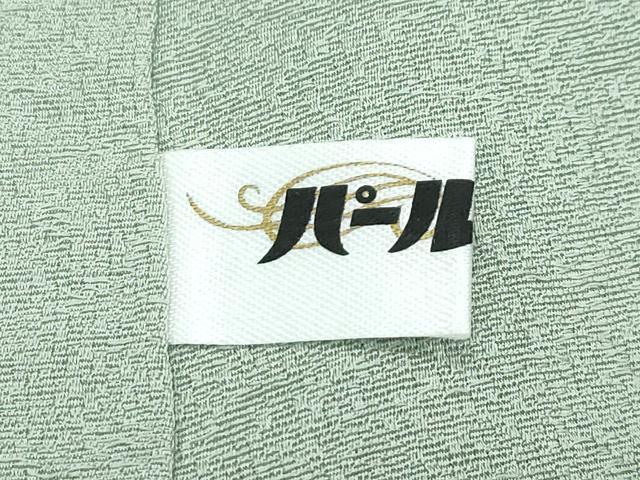 平和屋着物●極上　色無地　柳茶色　氷割地紋　トールサイズ　逸品　CZAA5193s6