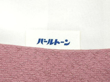 平和屋着物●極上　訪問着　辻が花　暈し染め　金通し地　蘇芳香色地　逸品　未使用　CZAA5199s6