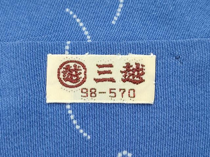 平和屋着物●極上　人間国宝　小宮康孝　江戸小紋　大小あられ　薄花色地　三越扱い　逸品　CZAA5217s6