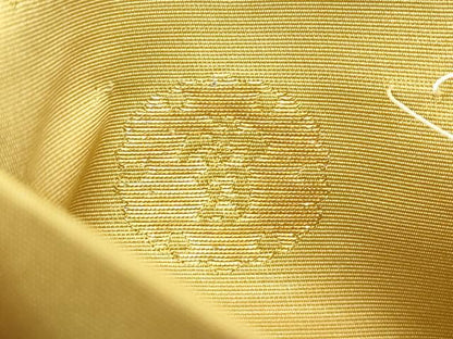 平和屋本店●極上　ジャパンオートクチュール　渡辺雪三郎　訪問着・袋帯セット　吉祥草木文　金彩　焦香色地　逸品　CZAA5222s6