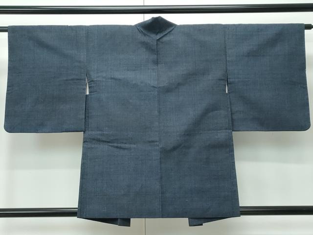 平和屋本店●極上　本場結城紬　重要無形文化財　アンサンブル　100亀甲　総詰め　羽織紐付き　逸品　CZAA5228s6