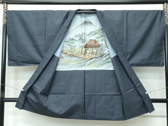 平和屋着物●極上　男性　本場大島紬　アンサンブル　100亀甲　総詰め　逸品　未使用　CZAA5229s6