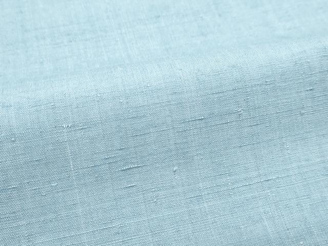 平和屋着物●極上　結城紬　奥順　はたおり娘　色無地　湊鼠色　証紙付き　逸品　未使用　CZAA5235s6