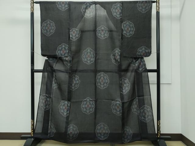 平和屋本店＊極上　夏物　重要無形文化財　本場宮古上布　正倉院　苧麻　逸品　未使用　CZAA5242s6