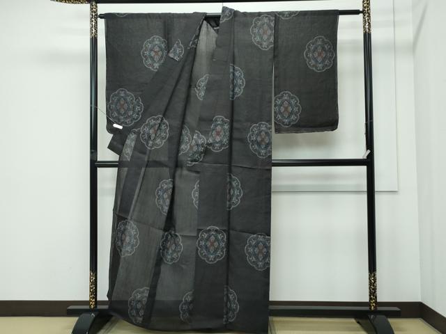 平和屋本店＊極上　夏物　重要無形文化財　本場宮古上布　正倉院　苧麻　逸品　未使用　CZAA5242s6