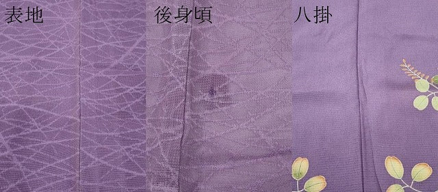平和屋本店＊極上 夏物 色留訪問着 お引きずり・お引き摺り 舞妓 芸妓 萩 芝草紋紗 八掛付き 逸品 CZAA5247s6