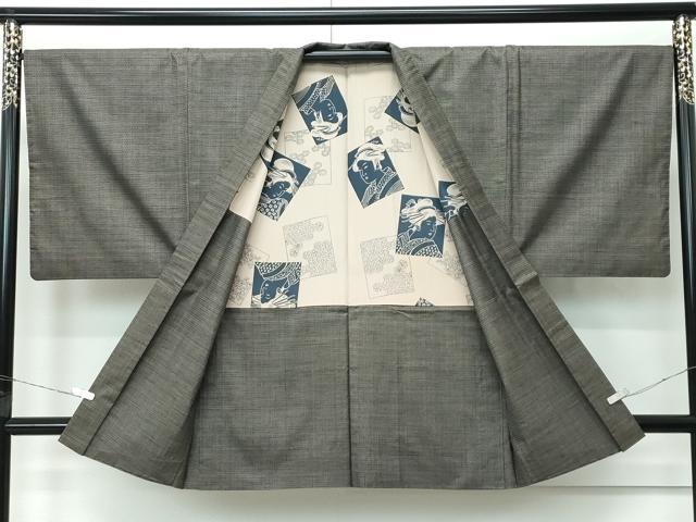 平和屋着物●極上　男性　本場大島紬　アンサンブル　100亀甲　総詰め　逸品　CZAA5257s6
