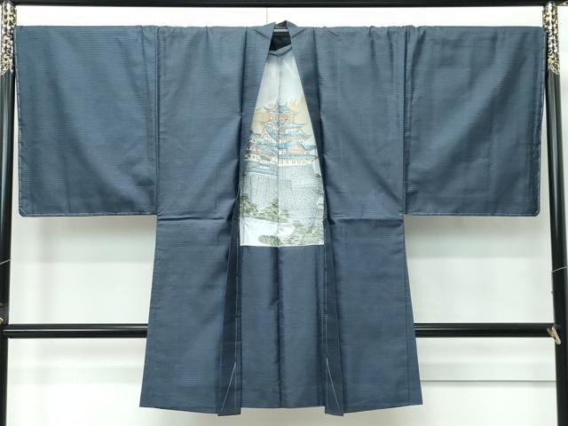 平和屋着物●極上　男性　本場大島紬　アンサンブル　100亀甲　総詰め　逸品　未使用　CZAA5258s6